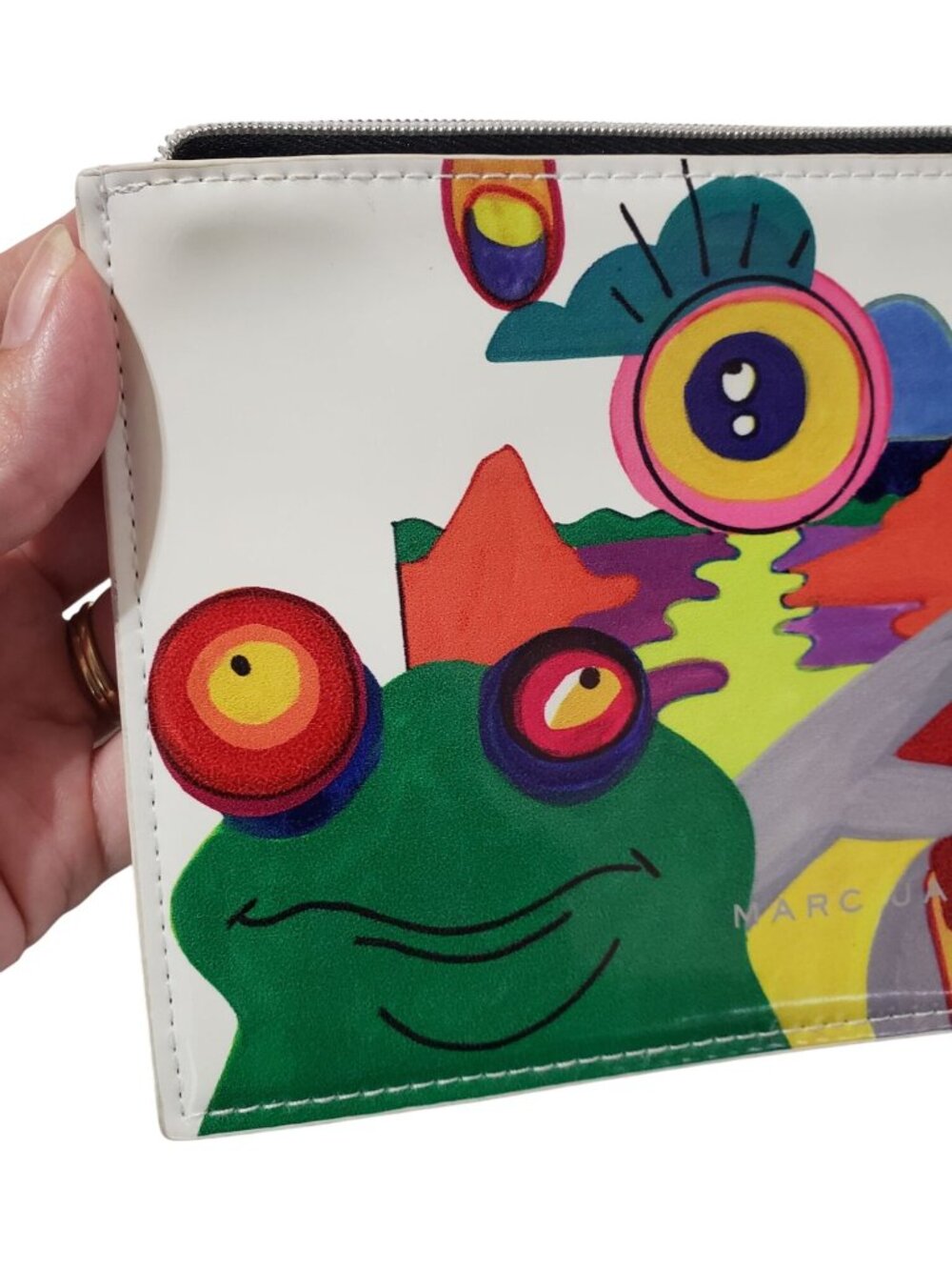 Marc Jacobs Beauty x Julie Verhoeven Cosmetic Bag Pouch Colorful Artist Funky - Picture 3 of 7